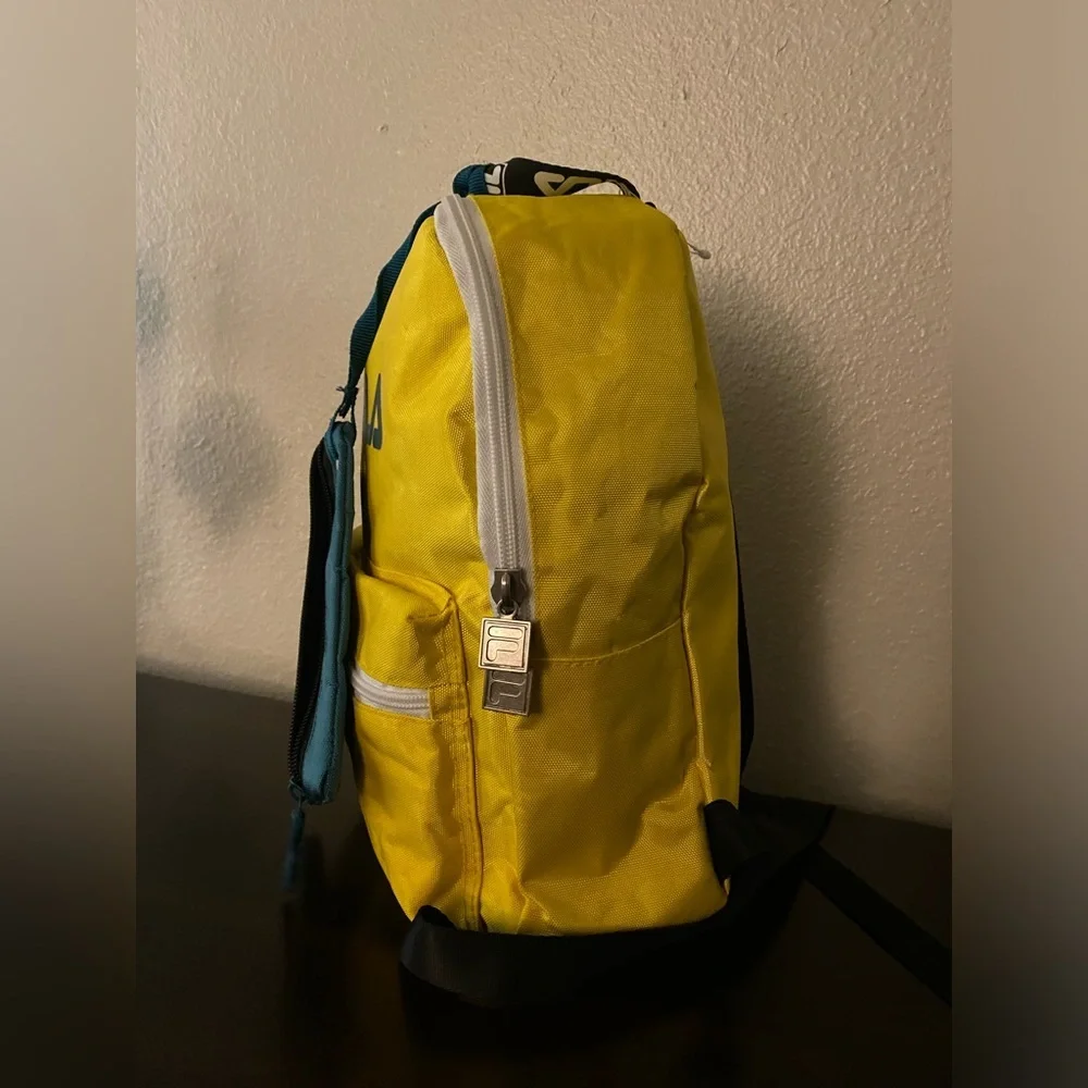 Fila Hailee Mini Backpack Yellow | Detachable Pouch School Travel Bag